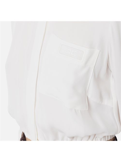 shirt woman ivory ELISABETTA FRANCHI | CA05551E2/360